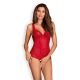 Obsessive Rougebelle Crotchless Teddy Red