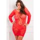 7075-Plus Size Red Dress with Lacing-sexshop-limassol.jpg